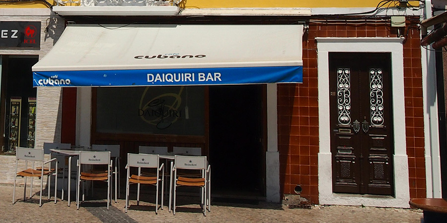 Daiquiri Bar är ännu en av många populära barer i Caldas da Rainha