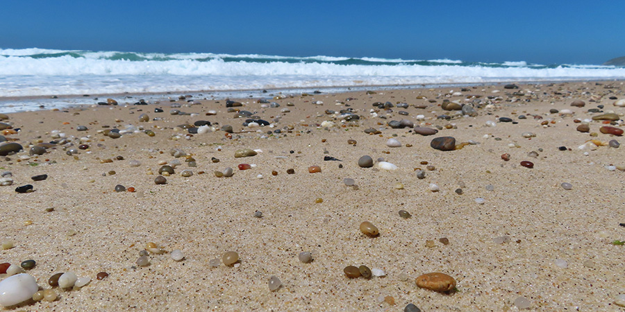 Praia do Mar stranden nära Caldas da Rainha